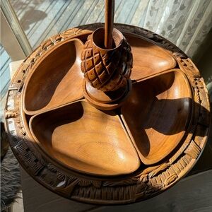 Handcrafted Wooden Lazy Susan